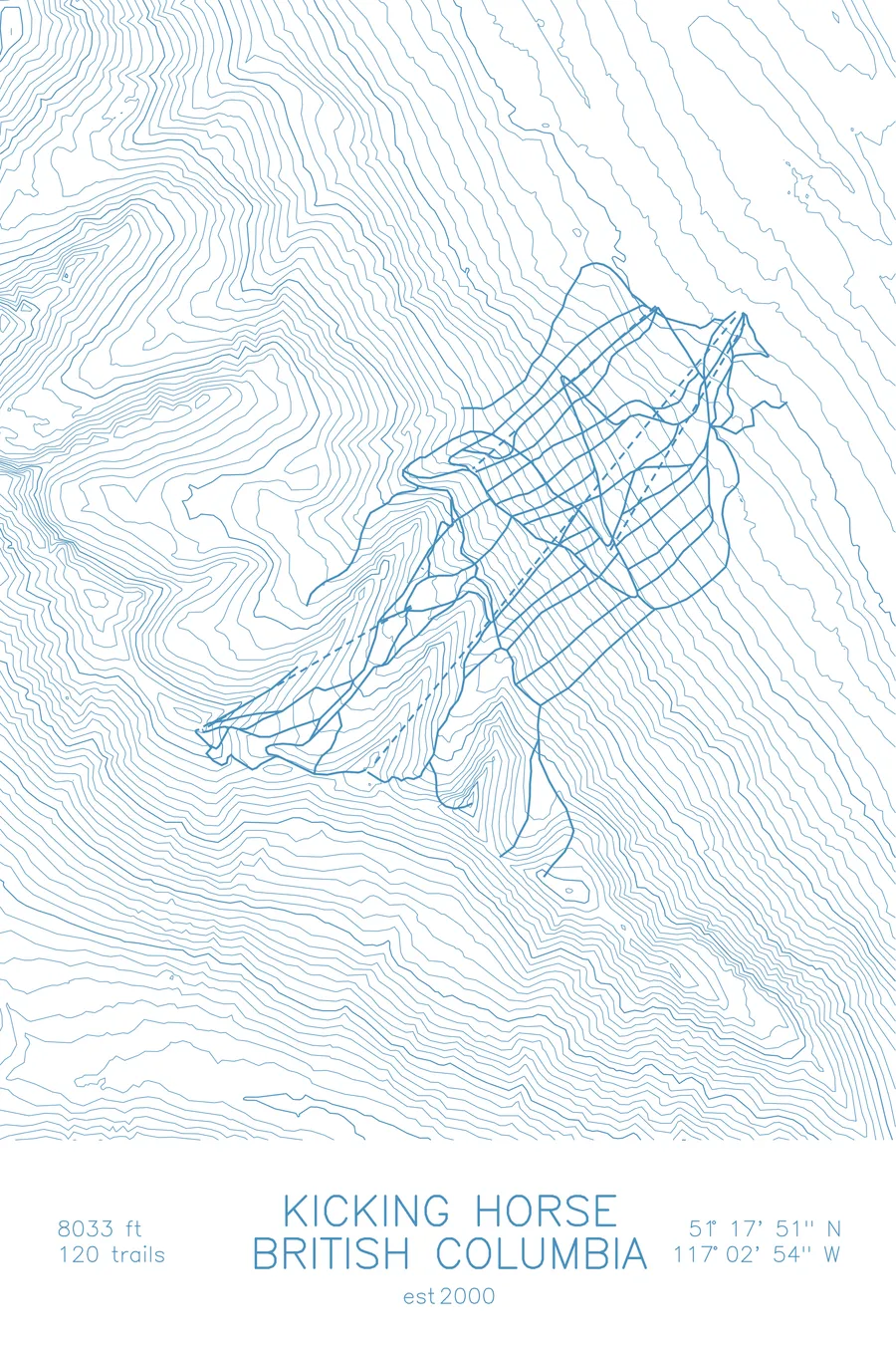Kicking Horse, Arctic Blue colorway