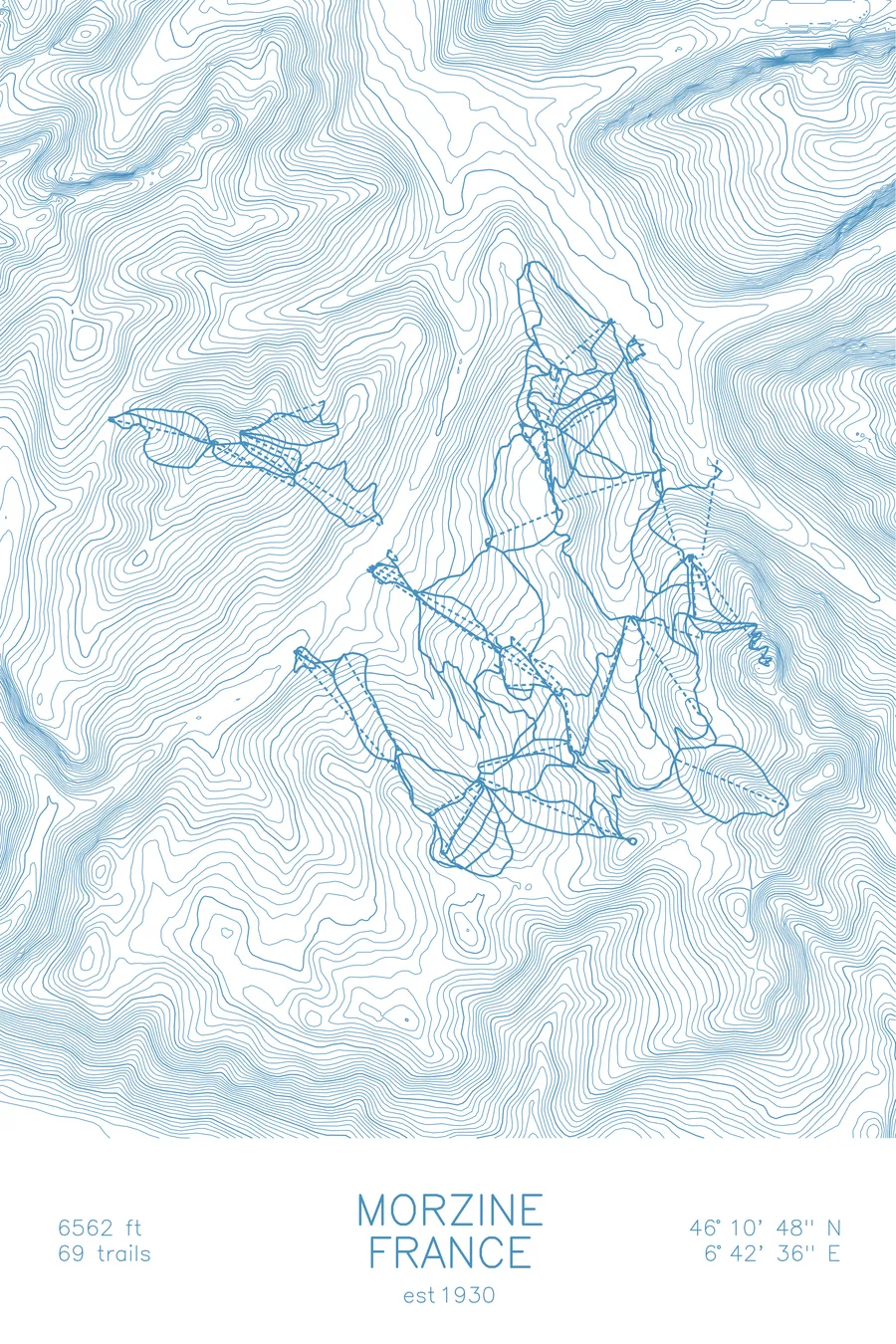 Morzine, Arctic Blue colorway