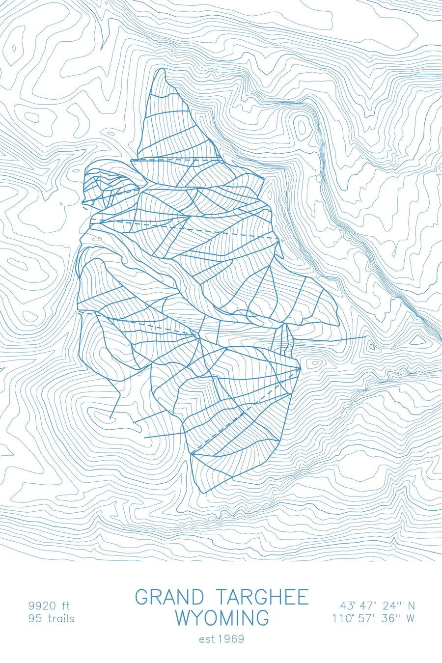 Grand Targhee, Arctic Blue colorway