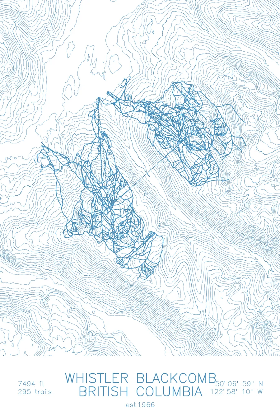 Whistler Blackcomb, Arctic Blue colorway