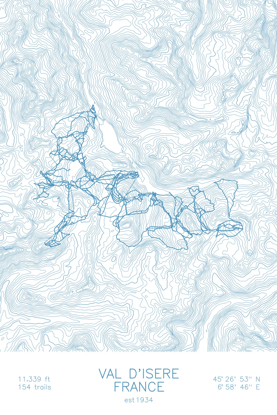 Val d'Isère, Arctic Blue colorway