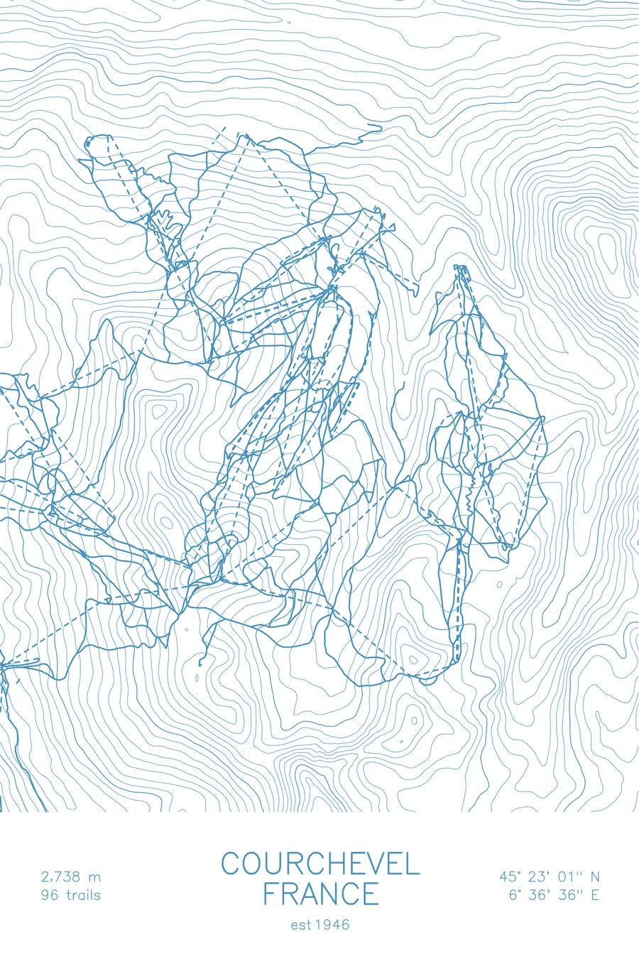 Courchevel, Arctic White colorway