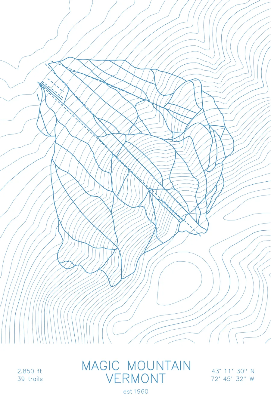 Magic Mountain, Arctic White colorway