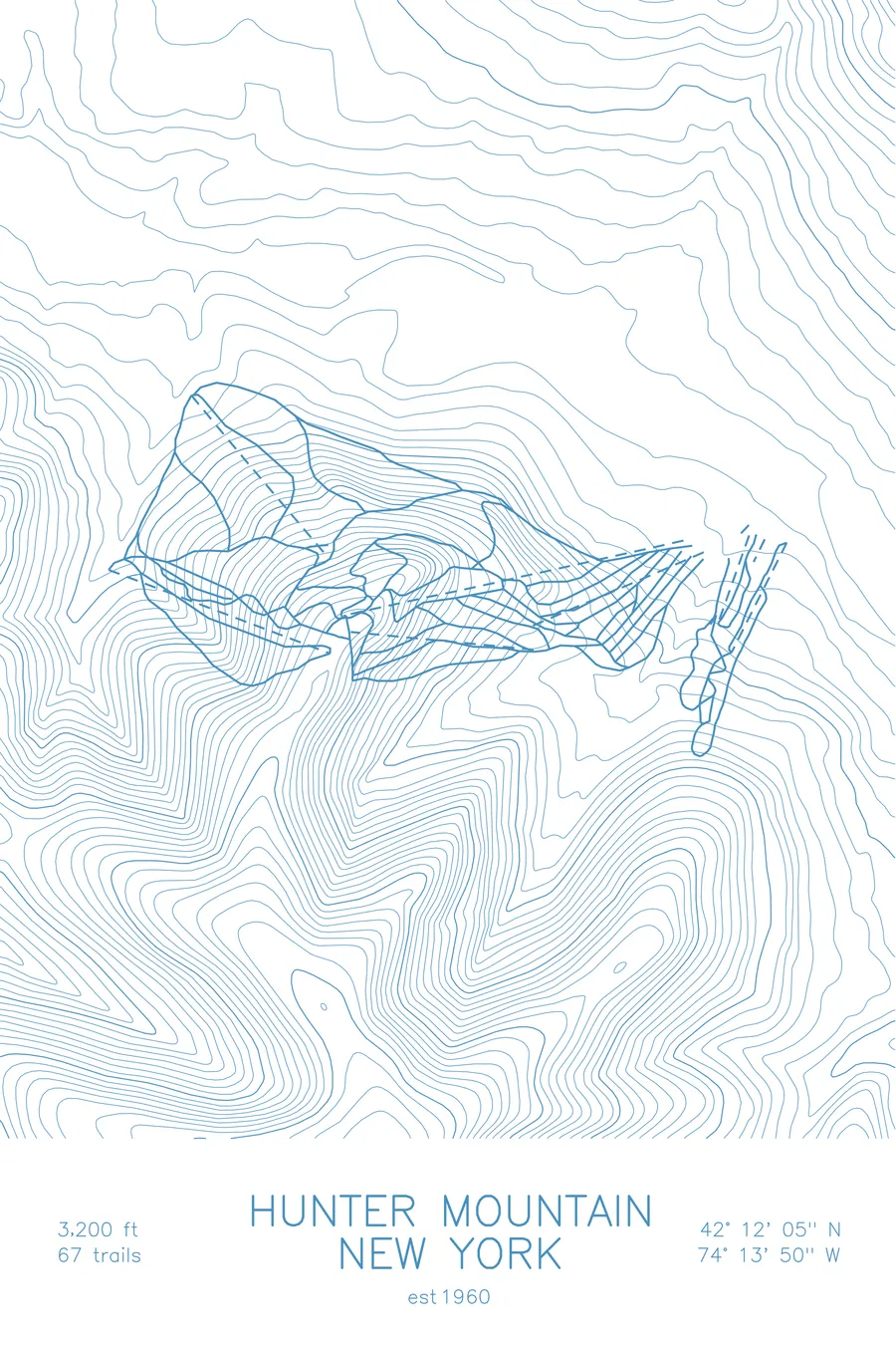 Hunter Mountain, Arctic White colorway