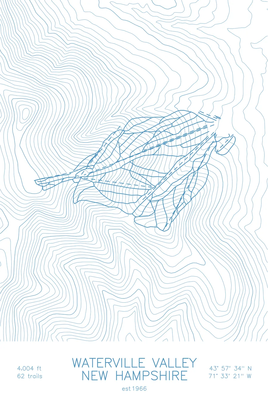 Waterville Valley, Arctic White colorway