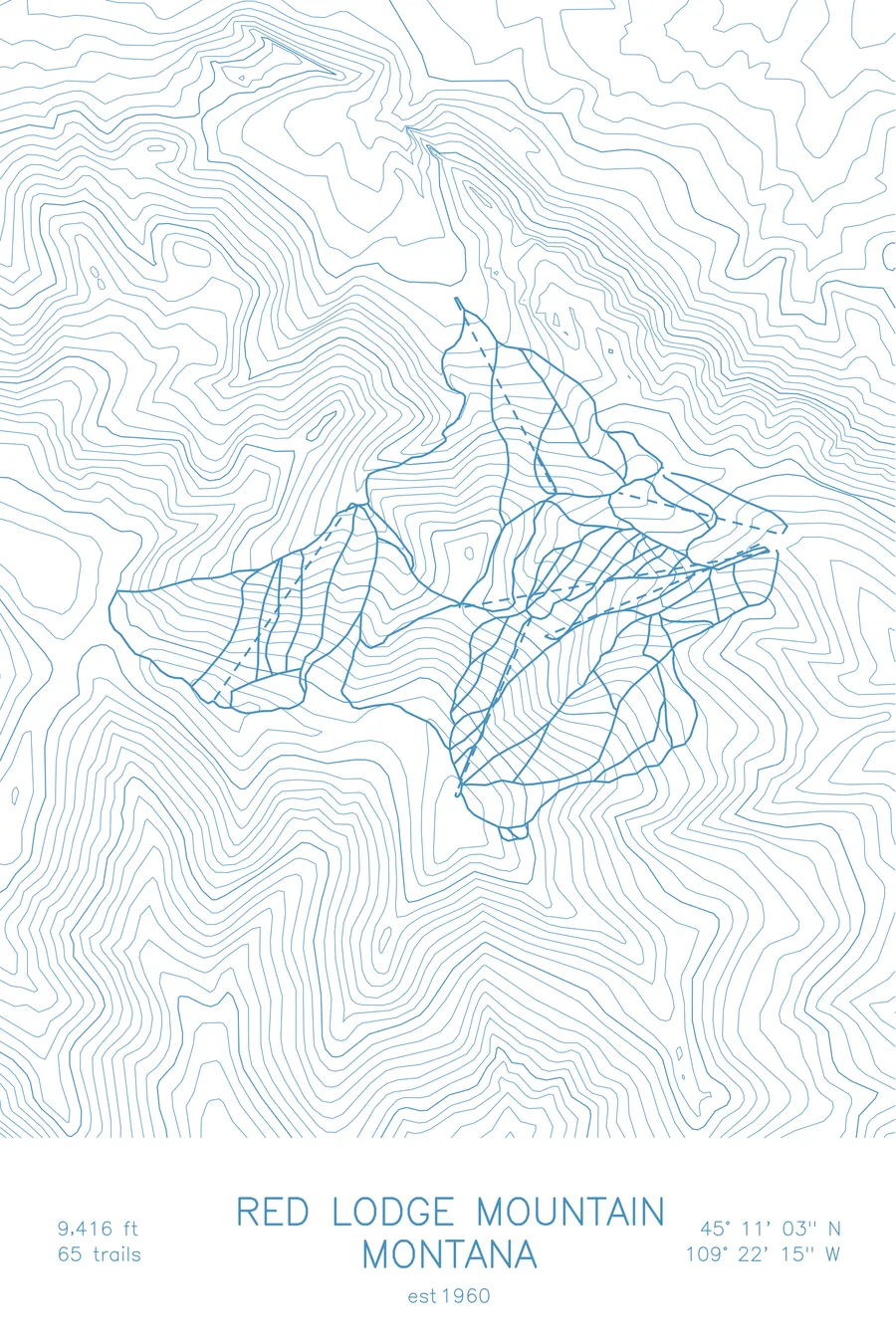 Red Lodge Mountain, Arctic White colorway