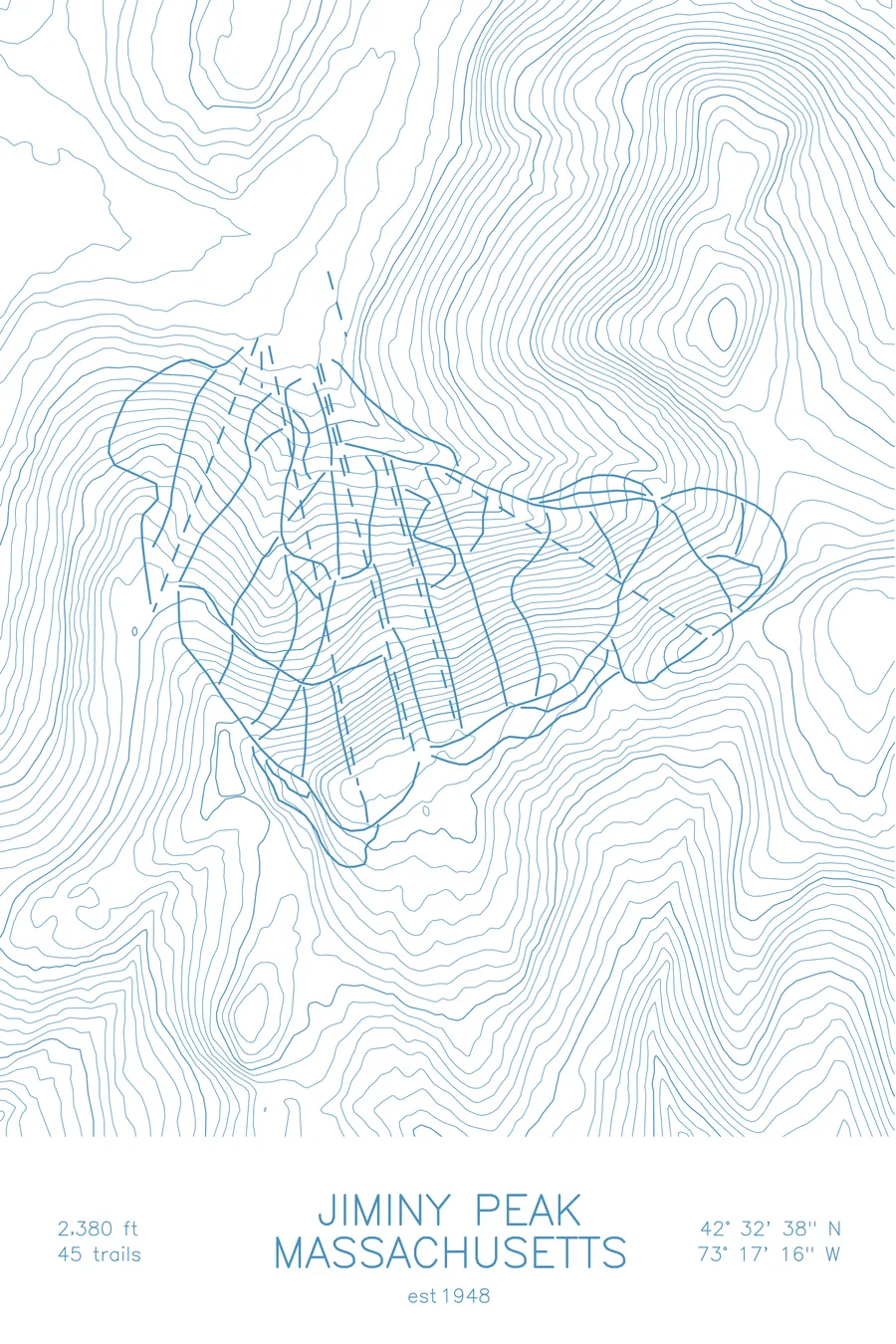 Jiminy Peak, Arctic White colorway