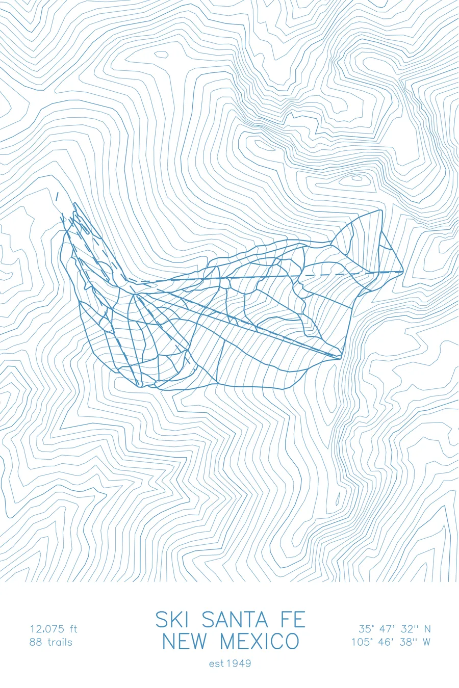Ski Santa Fe, Arctic White colorway