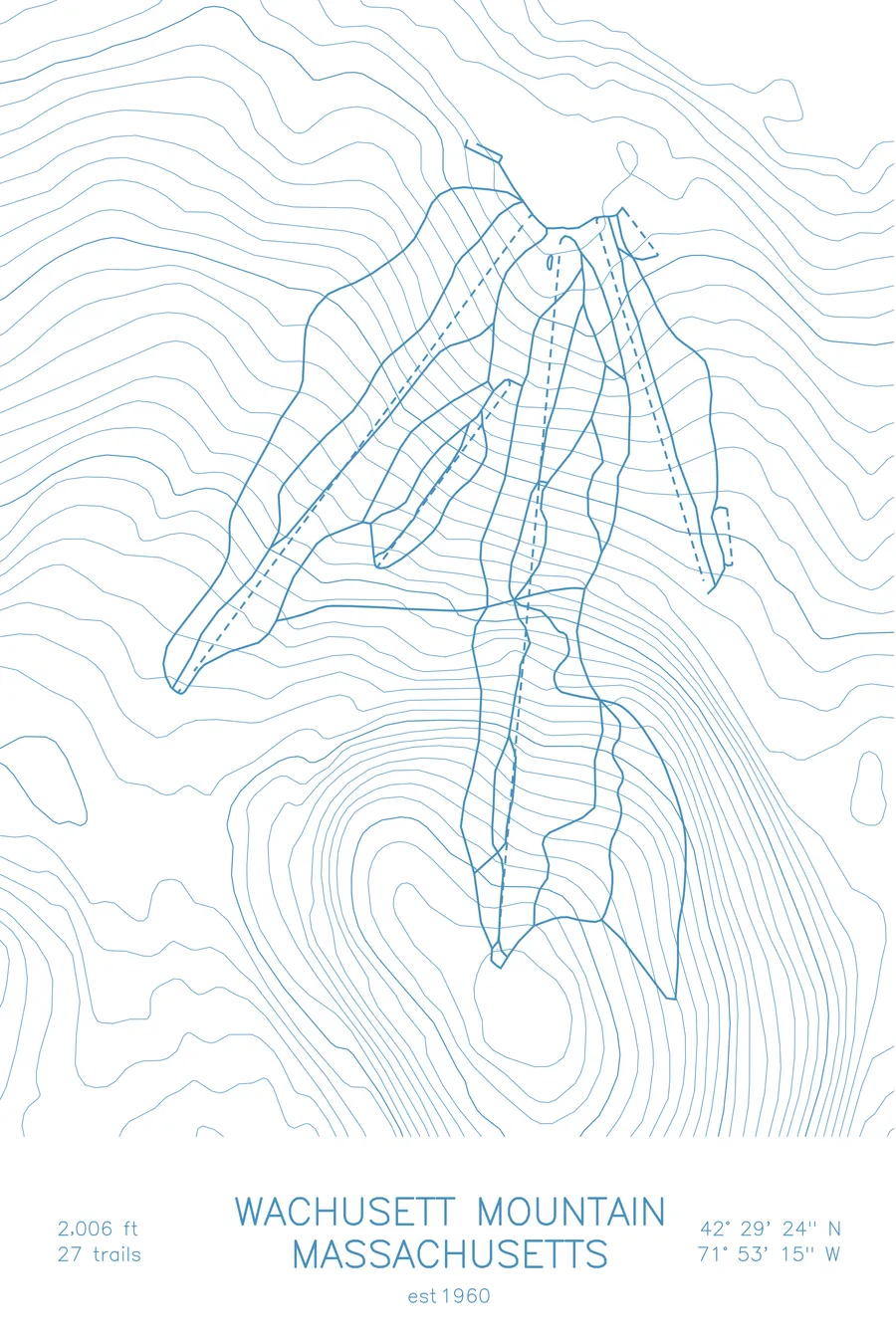 Wachusett Mountain, Arctic White colorway