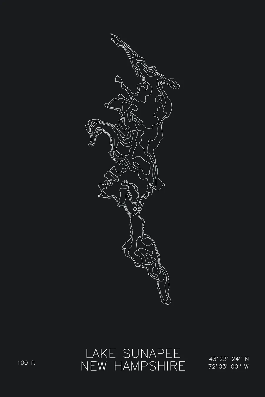 Lake Sunapee, Black colorway