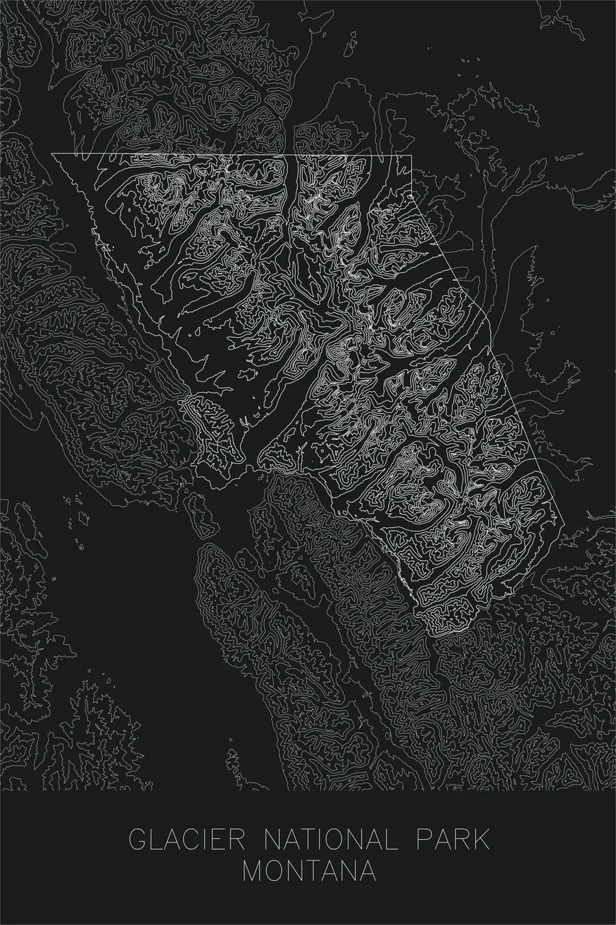 Glacier National Park — Black