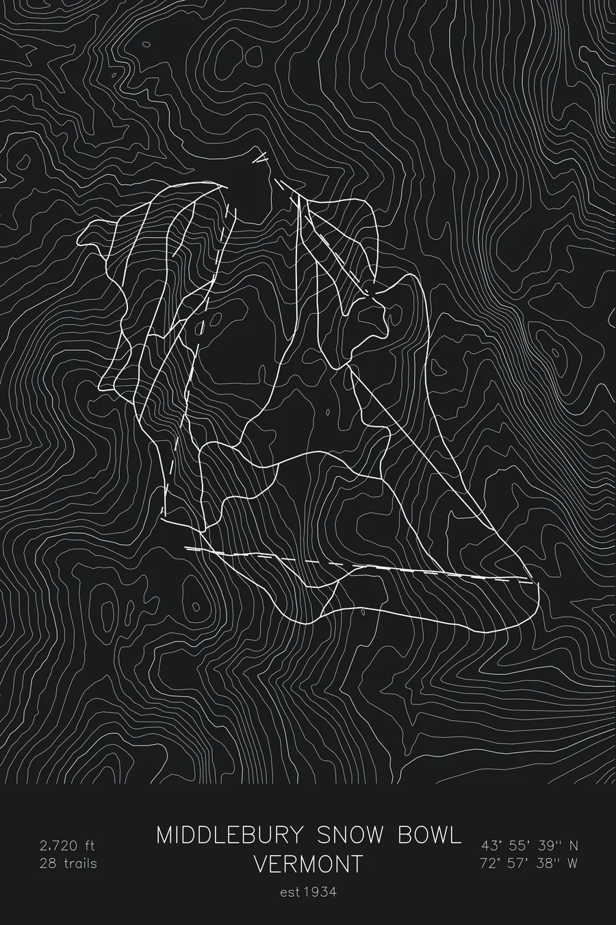 Middlebury Snow Bowl, Black colorway