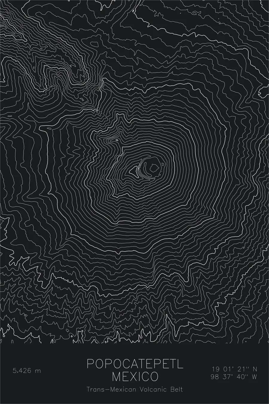 Popocatepetl, Black colorway