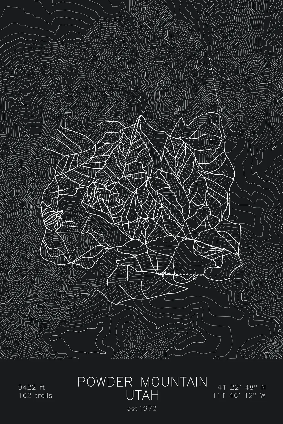 Powder Mountain, Black colorway