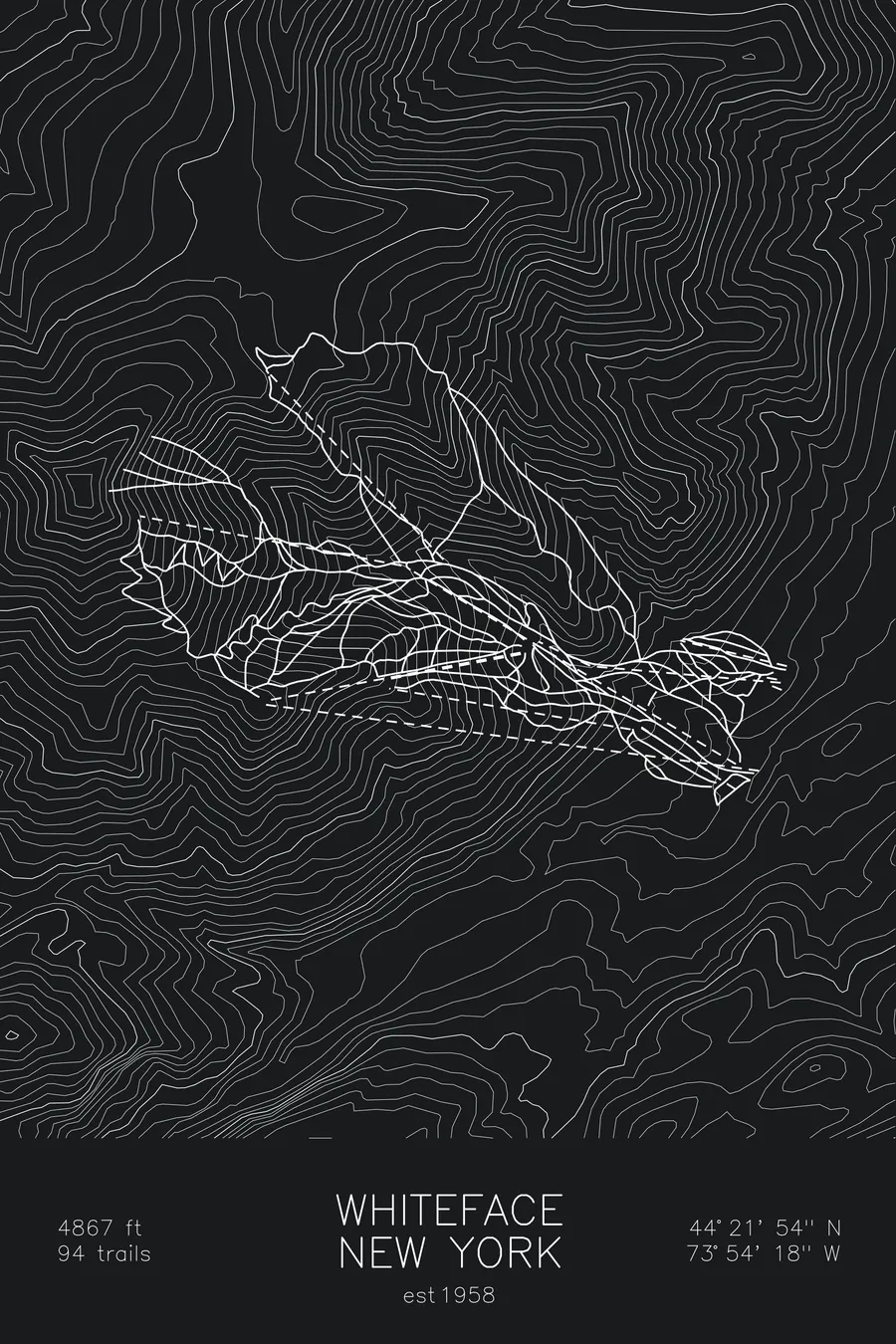 Whiteface Mountain, Black colorway