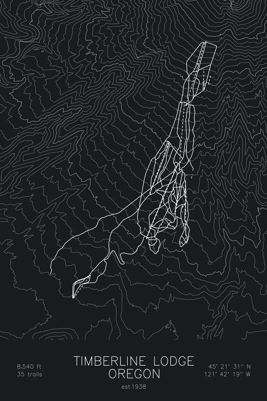 Timberline Lodge, Black colorway