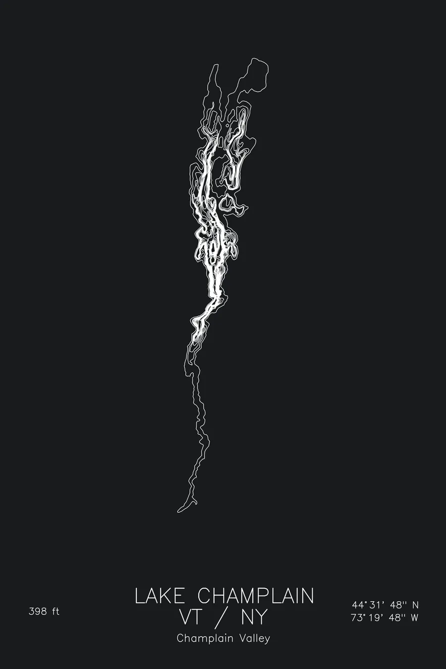 Lake Champlain, Black colorway