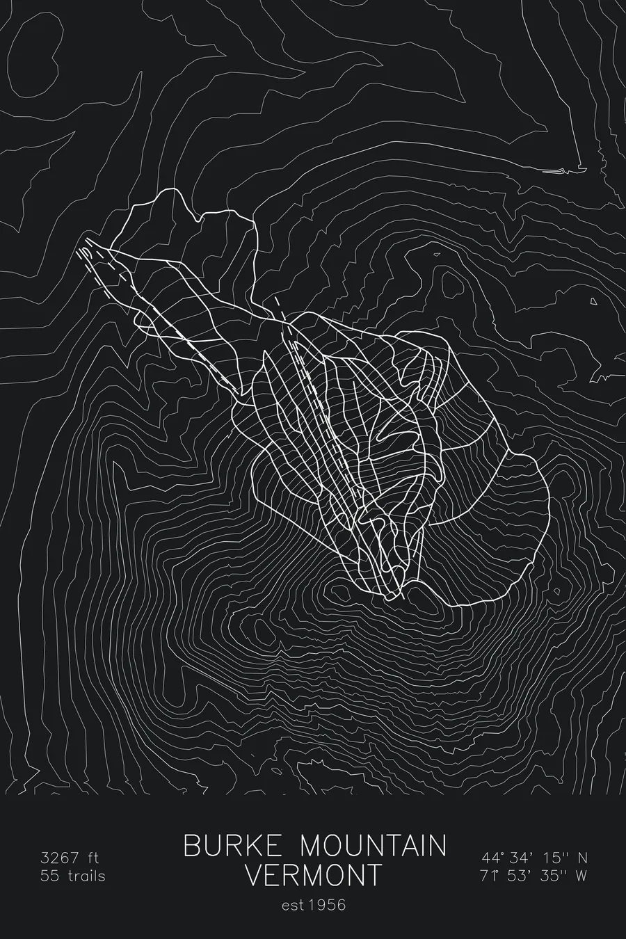 Burke Mountain, Black colorway