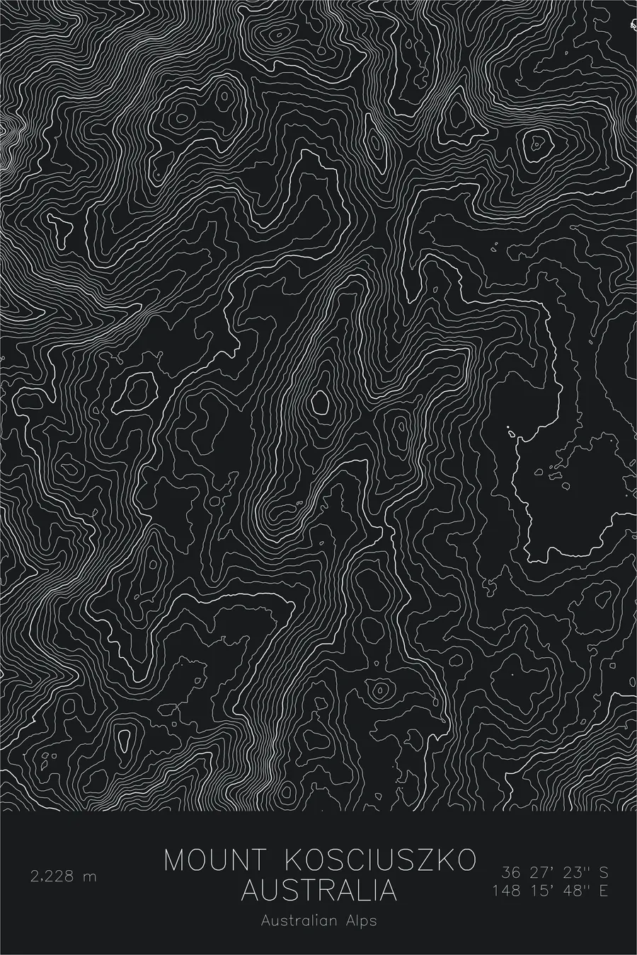 Mount Kosciuszko, Black colorway