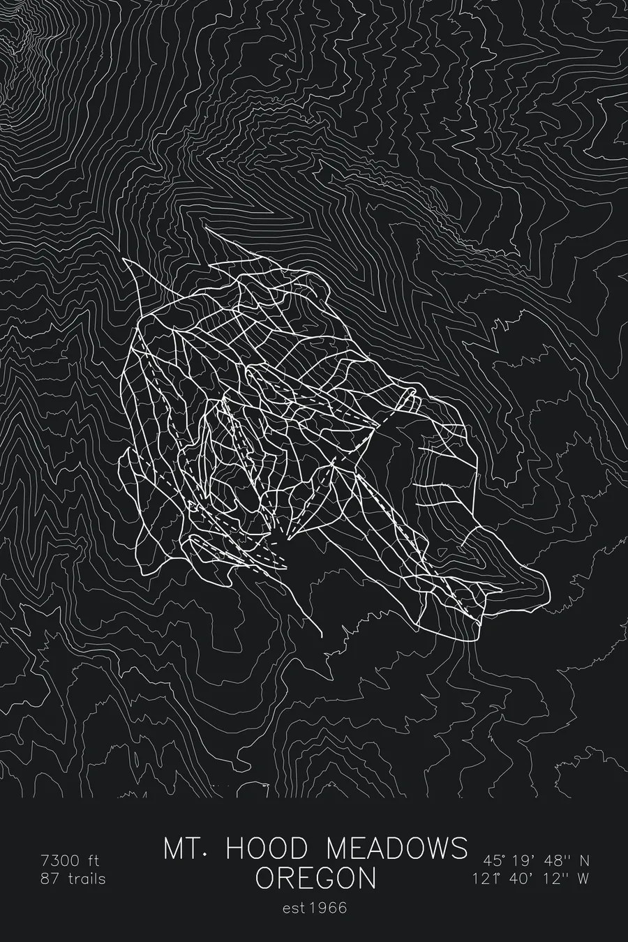 Mount Hood Meadows, Black colorway