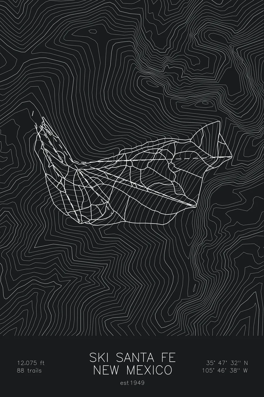 Ski Santa Fe, Black colorway
