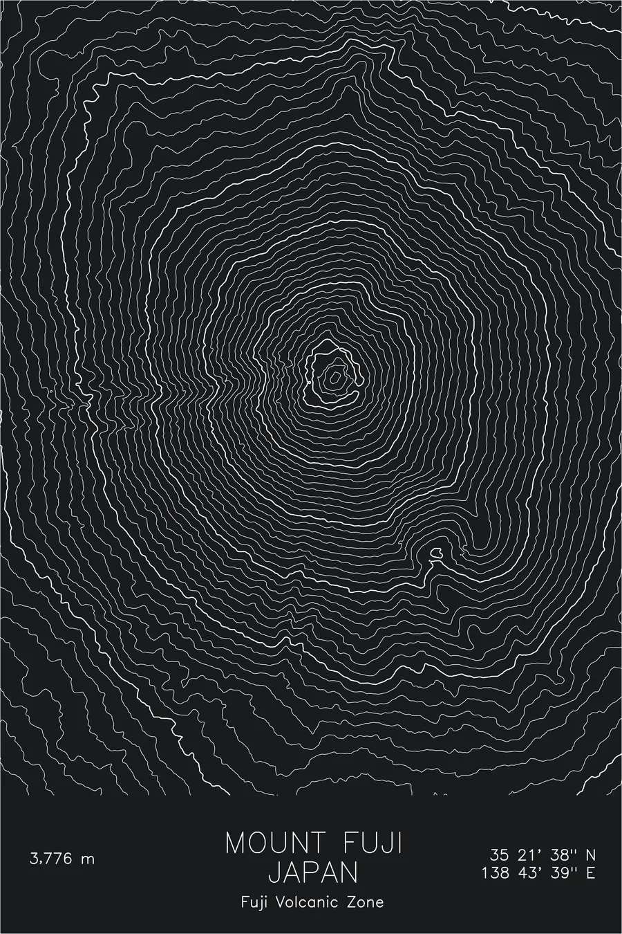 Mount Fuji — Black