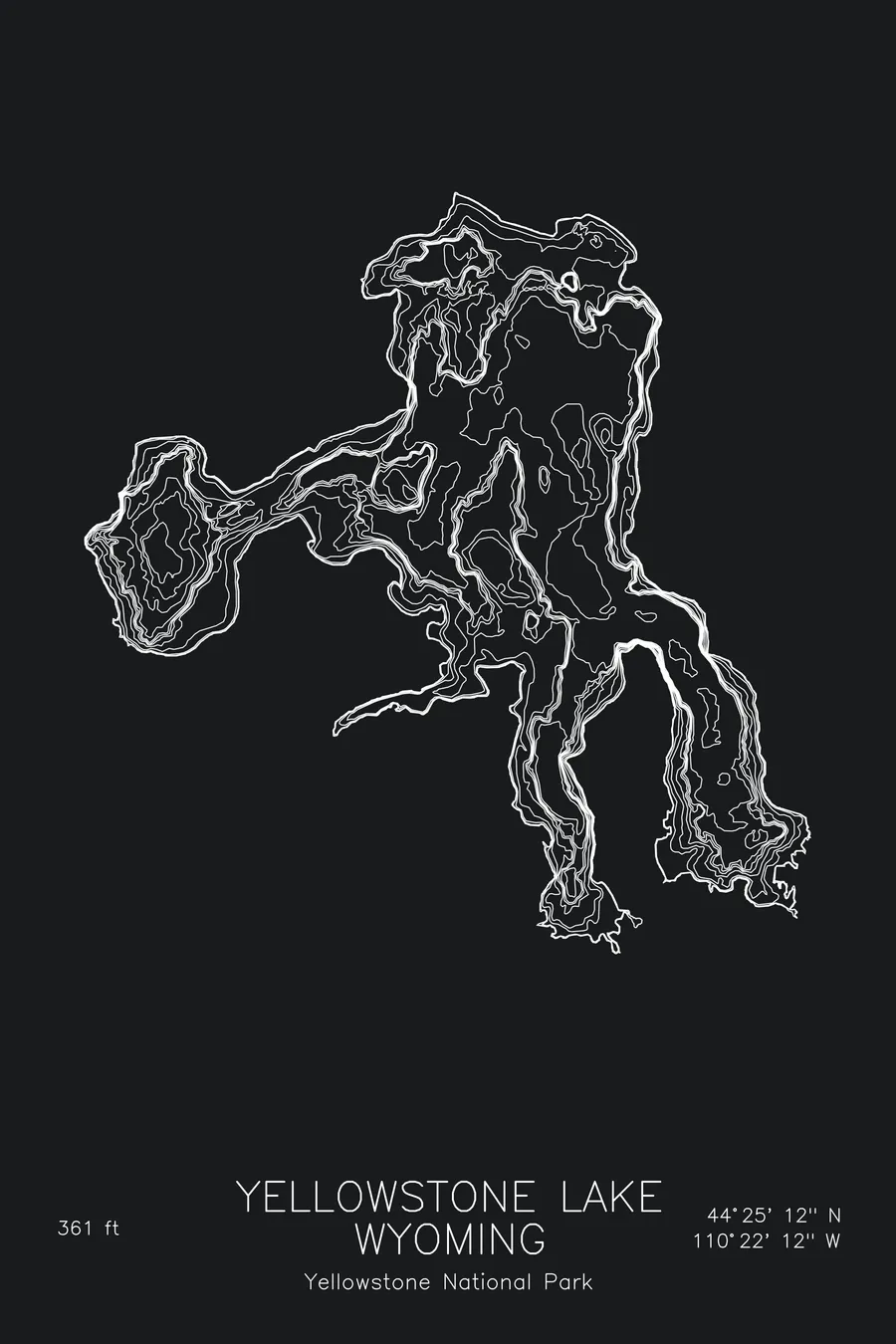 Yellowstone Lake, Black colorway