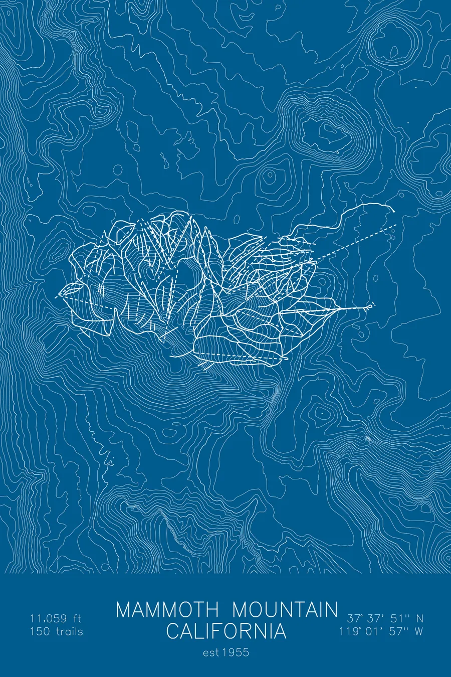 Mammoth Mountain, Blue colorway