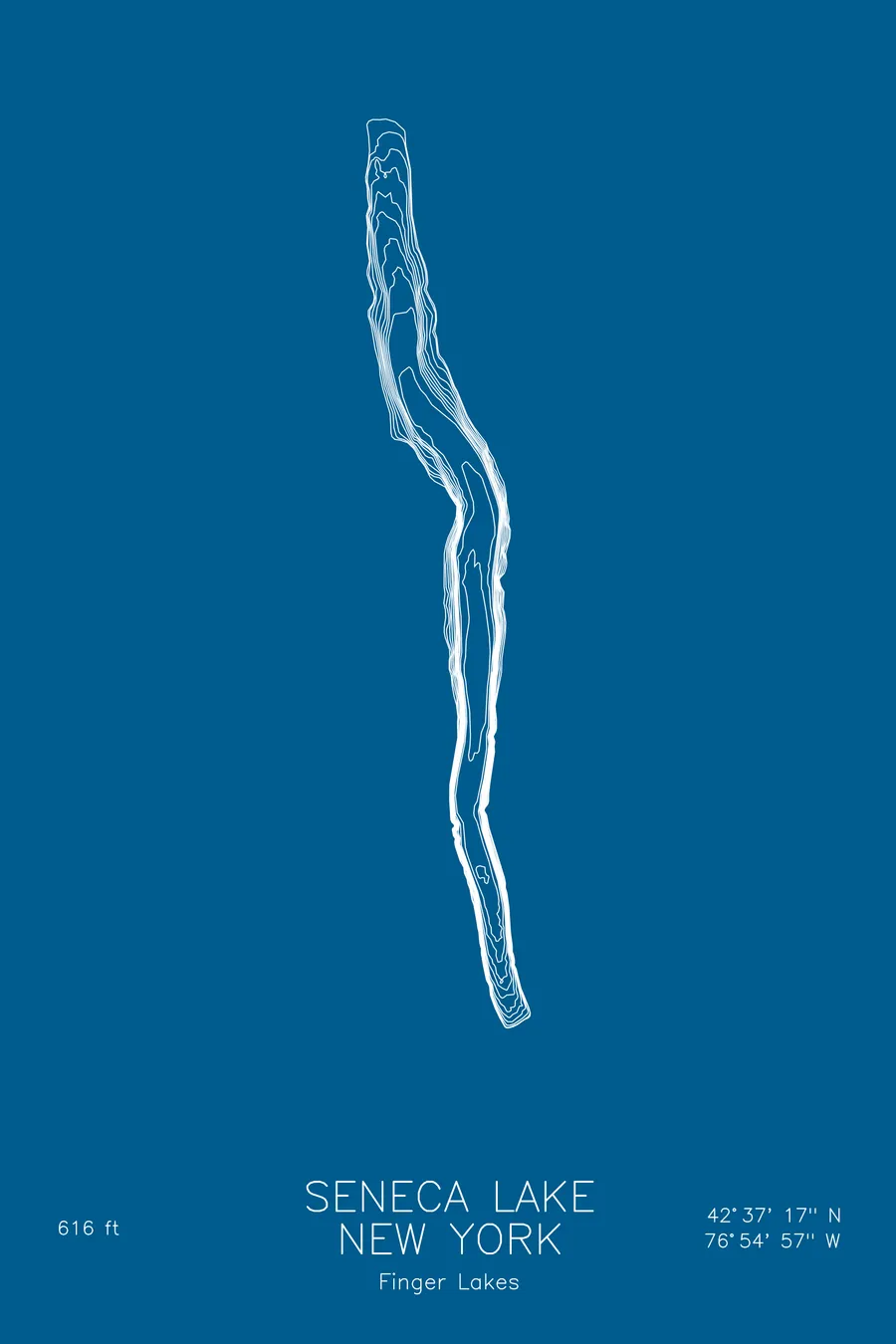 Seneca Lake, Blue colorway