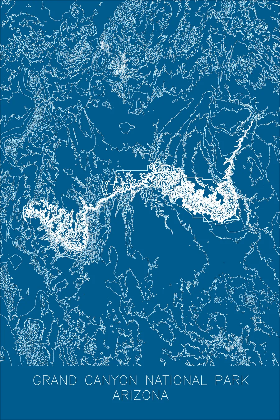 Grand Canyon National Park, Blue colorway