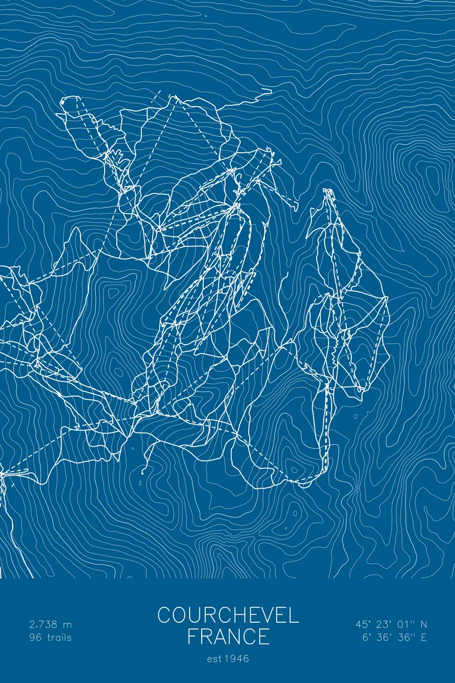 Courchevel, Blue colorway