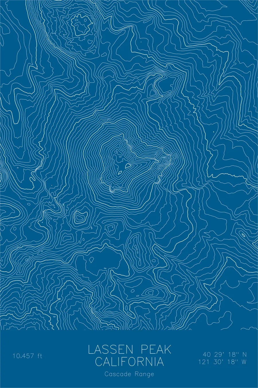 Lassen Peak, Blue colorway