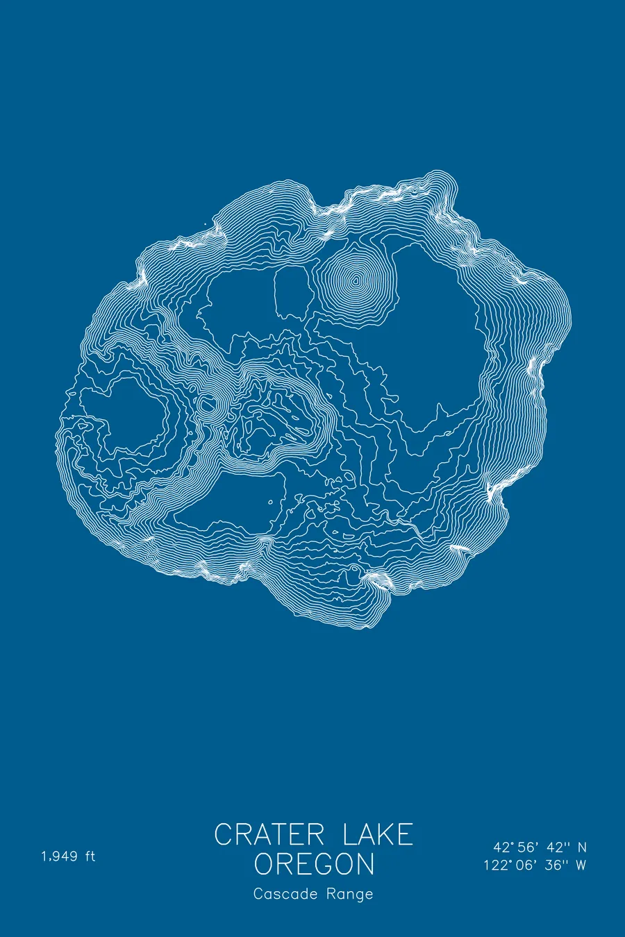 Crater Lake, Blue colorway