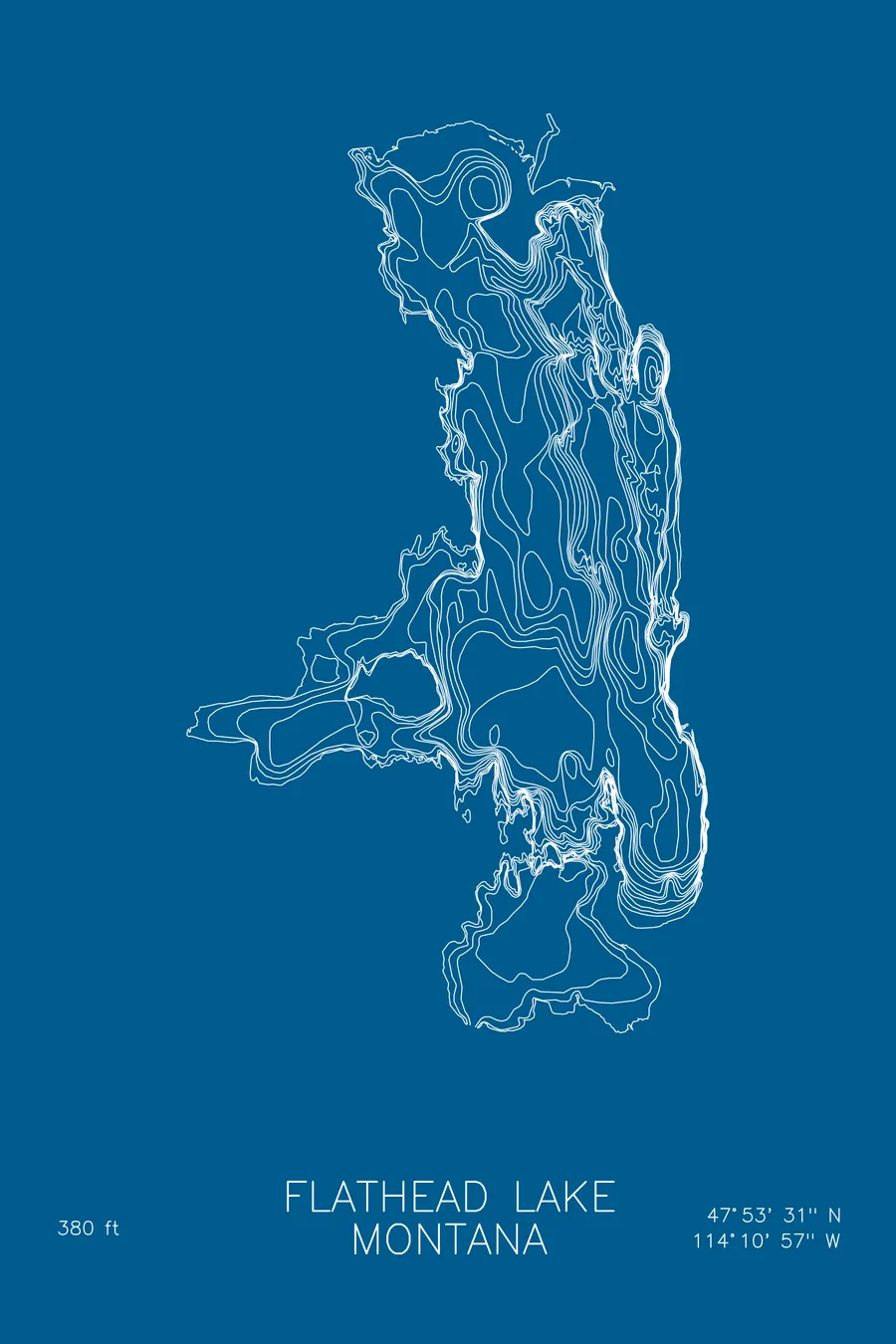 Flathead Lake, Blue colorway