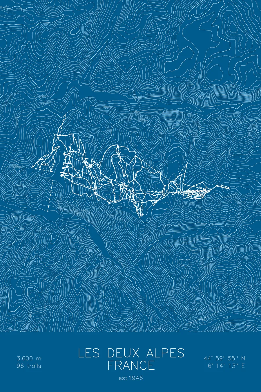Les Deux Alpes, Blue colorway