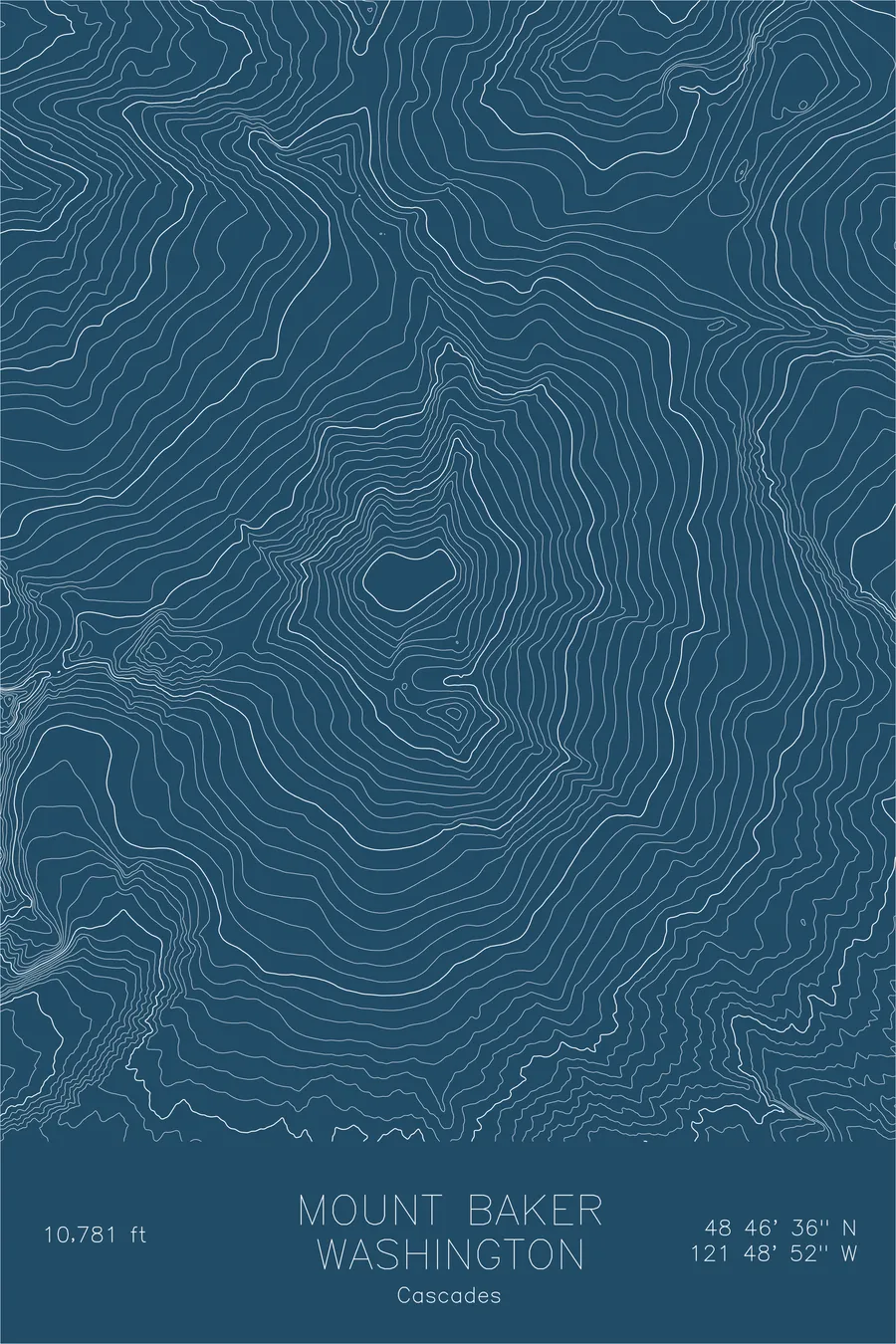 Mount Baker — Blue