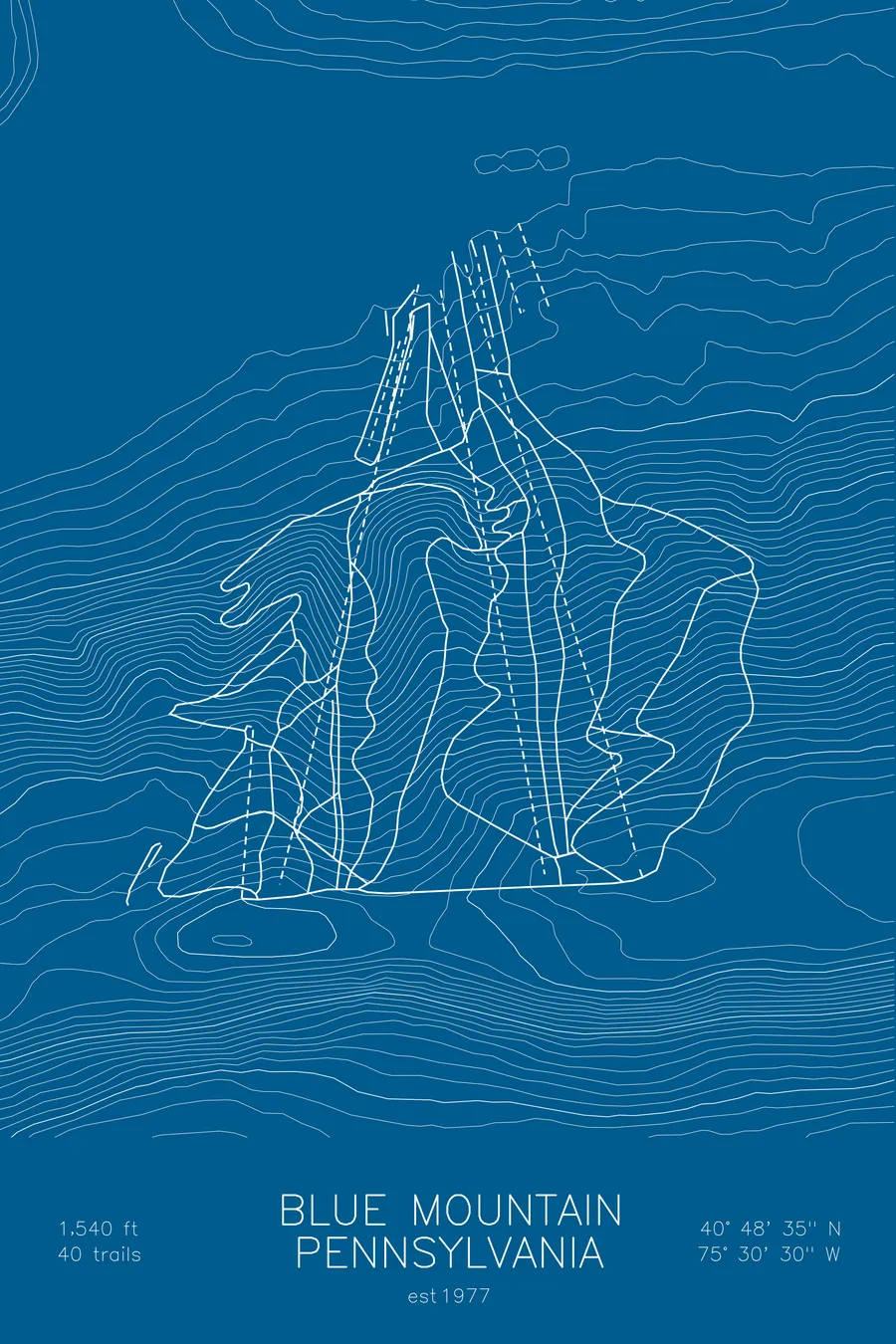 Blue Mountain, Blue colorway