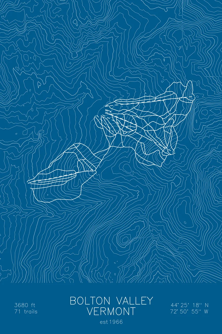 Bolton Valley, Blue colorway
