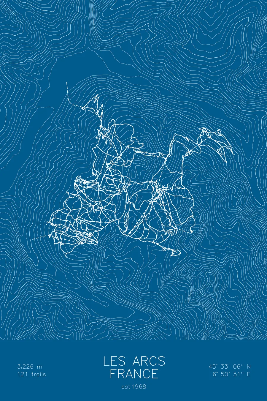 Les Arcs, Blue colorway