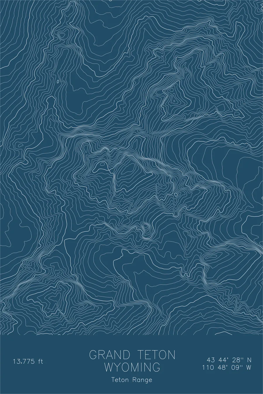 Grand Teton — Blue