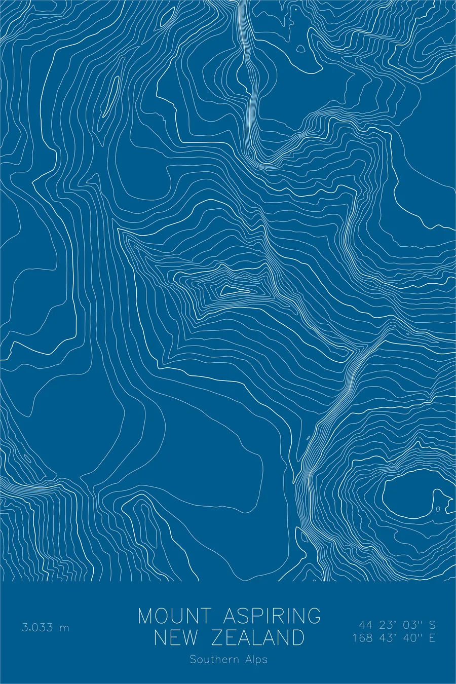 Mount Aspiring, Blue colorway