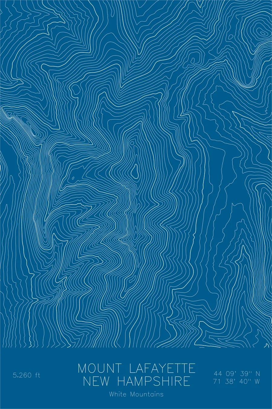 Mount Lafayette, Blue colorway
