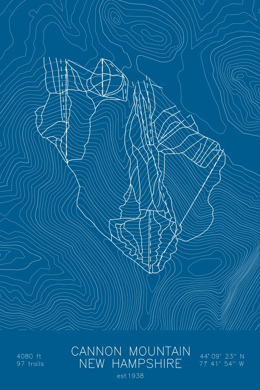 Cannon Mountain, Blue colorway