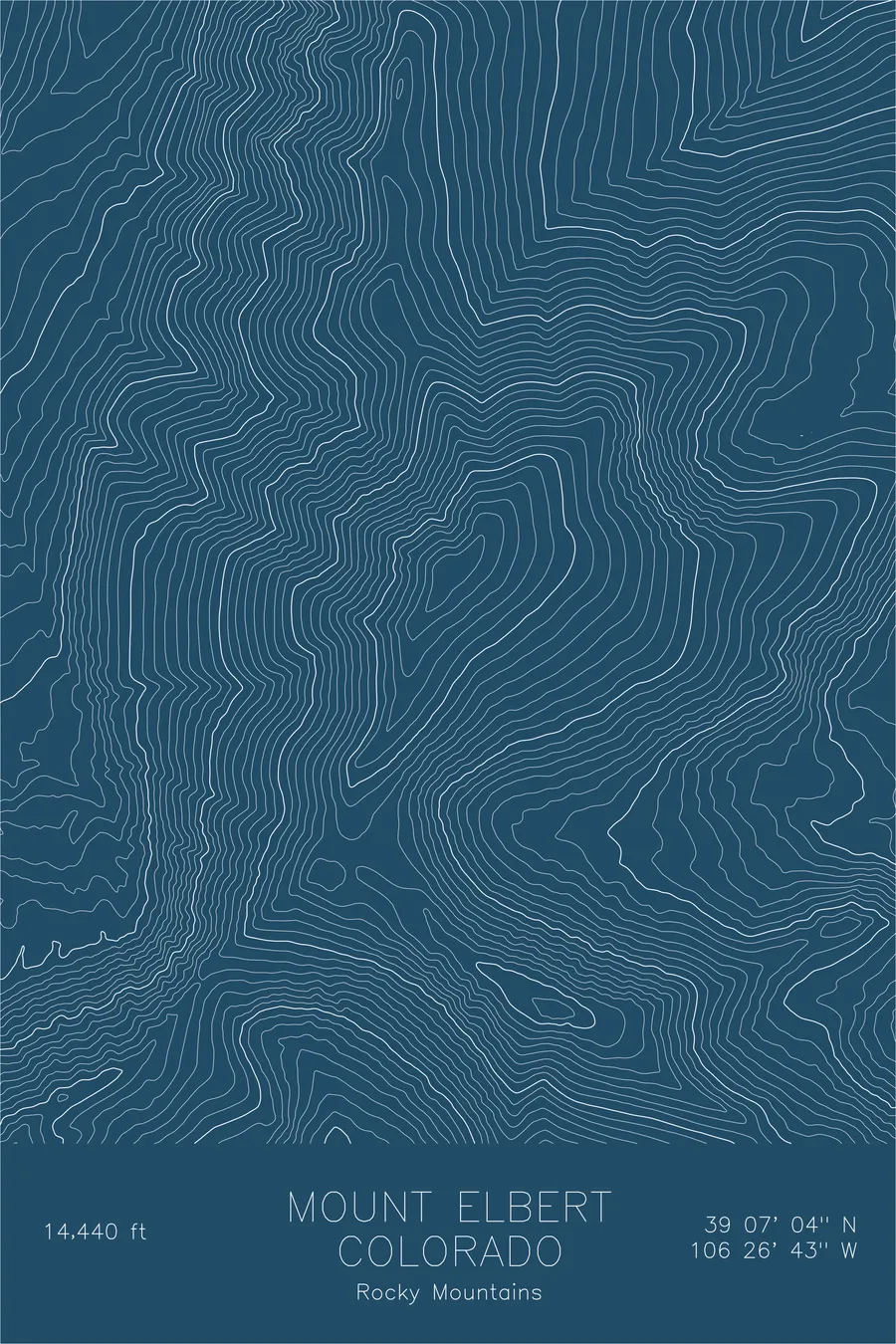 Mount Elbert — Blue