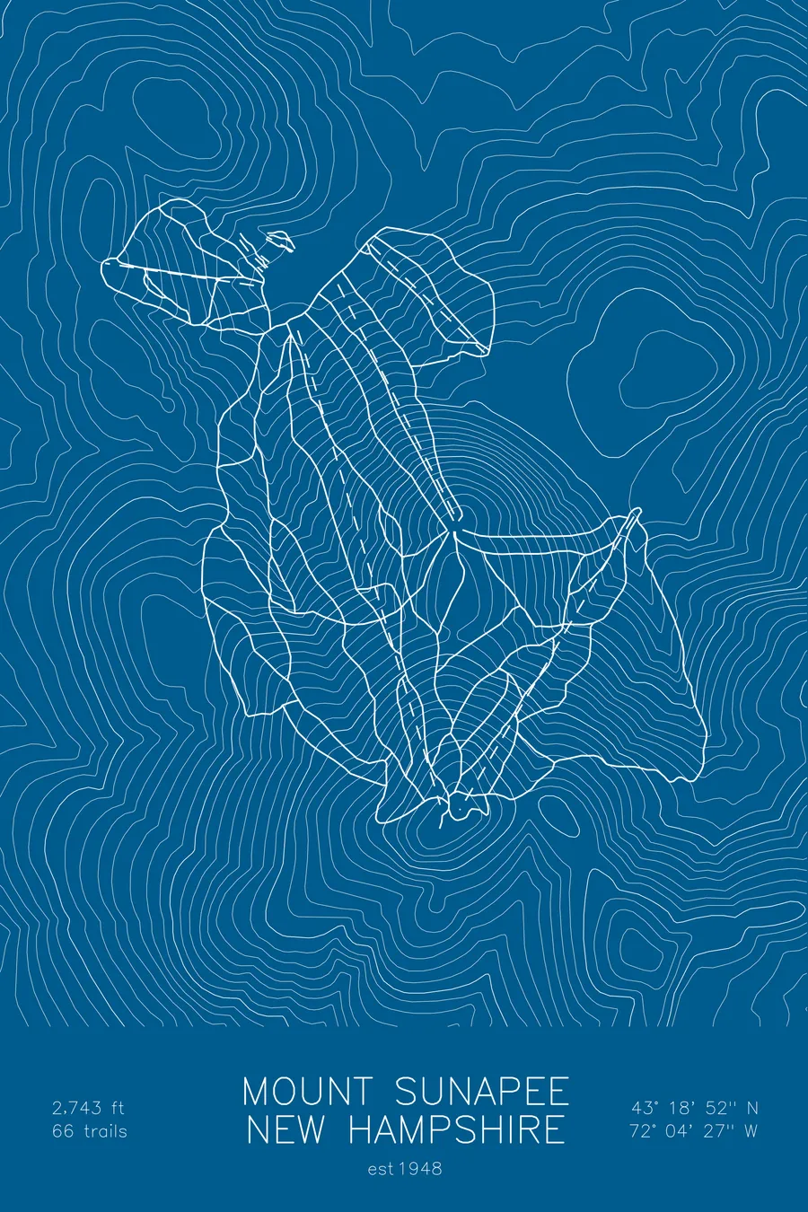 Mount Sunapee, Blue colorway