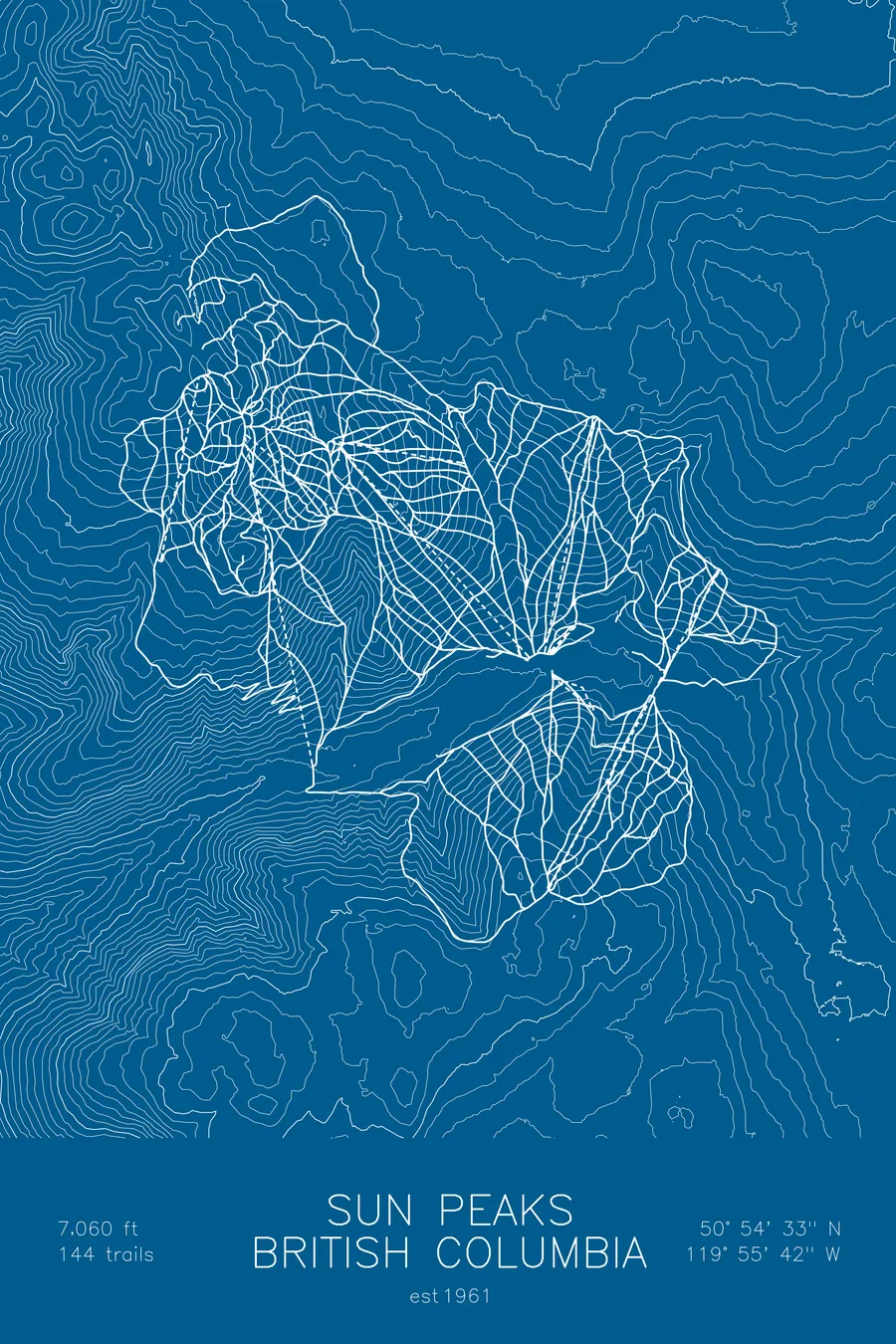 Sun Peaks, Blue colorway