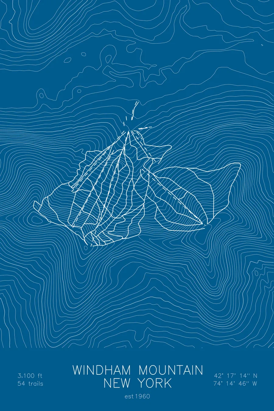 Windham Mountain, Blue colorway