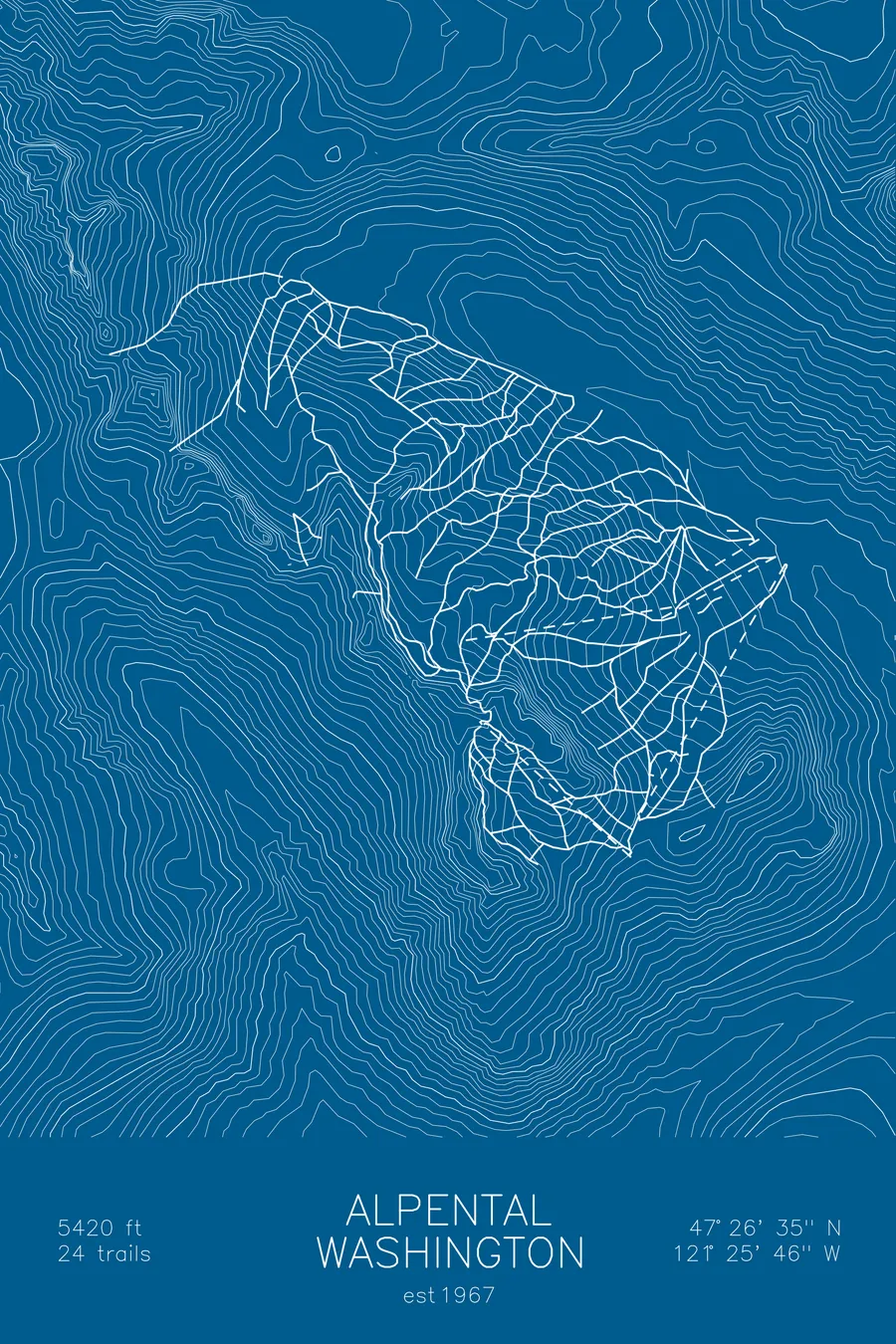 The Summit at Snoqualmie, Blue colorway