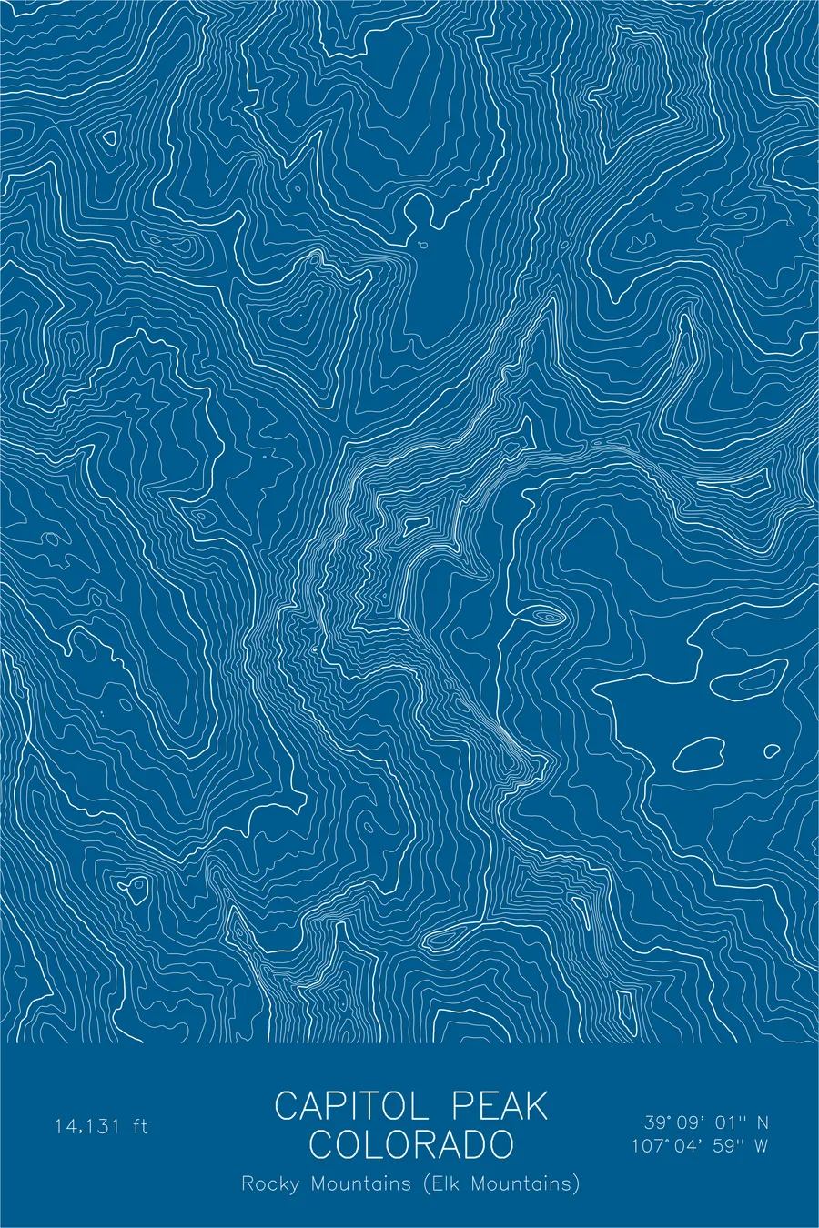 Capitol Peak, Blue colorway