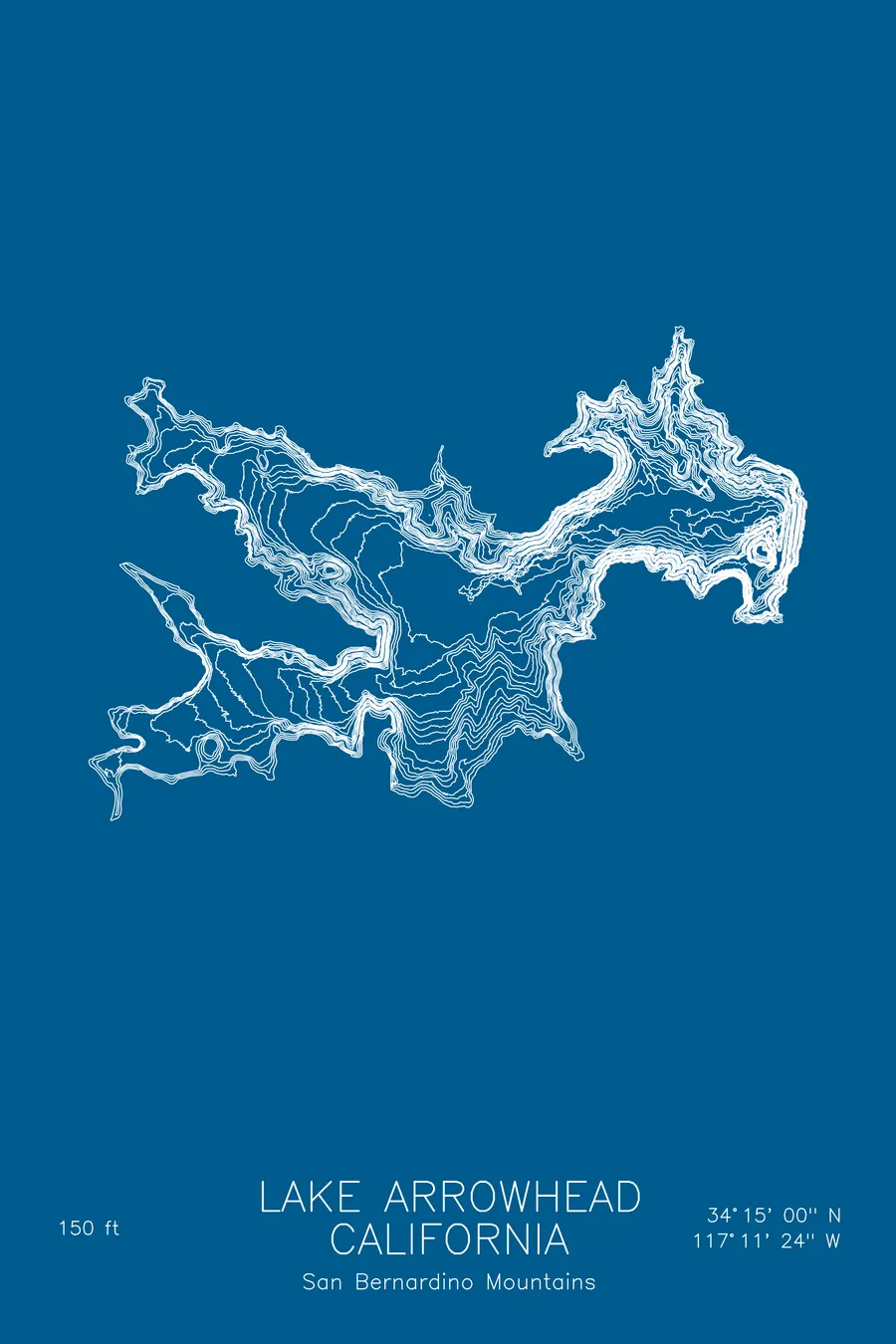 Lake Arrowhead, Blue colorway